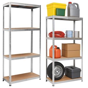 Dílenský regál IRONHOLD 174x80 cm stříbrný vyobraziť