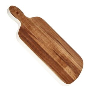 Doska na krájanie BLANC 40x25, 7 cm z masívu hnedá/biela vyobraziť