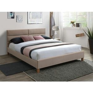 Dvojlôžková čalúnená posteľ Sierra 160x200 béžová vyobraziť