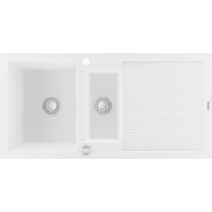 Granitový drez MEXEN ANDRES 100 x 50 cm biely vyobraziť