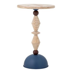 Okrúhly odkladací stolík z jedlového dreva ø 30 cm Mannelli – Bloomingville vyobraziť