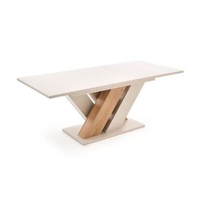 Jedálenský rozkladací stôl Brandon 160/200 cm kašmírový/dub cremona vyobraziť