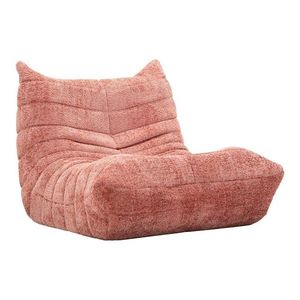 Ružový sedací vak z textílie buklé Mask – Mauro Ferretti vyobraziť