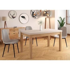 Jedálenský stôl Presto 140/218 cm kašmír/dub cremona torro vyobraziť