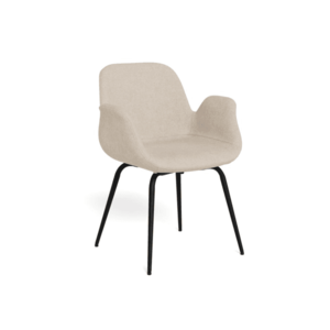 Jídelní křeslo Beth krémové vyobraziť