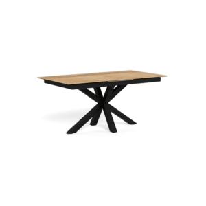 Jídelní rozkládací stůl Heaven 168/210 cm dub divoký/černý vyobraziť