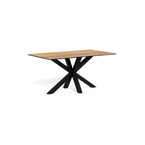 Jídelní stůl Heaven 160 cm dub divoký/černý vyobraziť