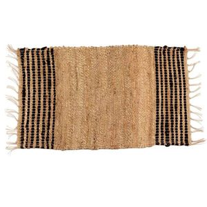Jutový koberec FRINGE 60x90 cm béžový vyobraziť
