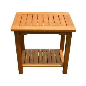 Záhradný stolík z eukalyptového dreva 35x50 cm Santa Cruz – Garden Pleasure vyobraziť