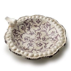 Keramické ptačí pítko Crocket 25, 5 cm béžové/hnědé vyobraziť