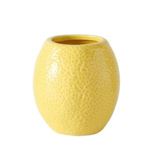 Keramický kelímek na zubní kartáčky LIMONE žlutý vyobraziť