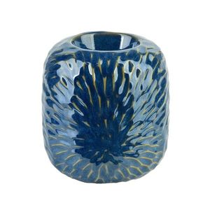 Keramický svietnik Yarine 10, 5 cm modrý vyobraziť