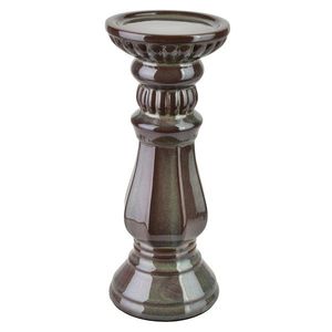 Keramický svietnik Yarine 25, 5 cm fialový/zelený vyobraziť