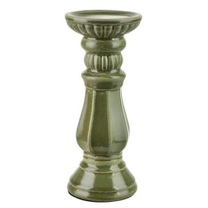 Keramický svietnik Yarine 25, 5 cm zelený vyobraziť