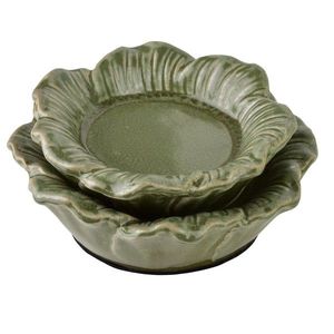 Keramický svietnik Yarine 7 cm zelený vyobraziť