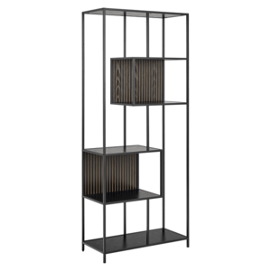 Knihovna SEAFORD I 185 cm černá vyobraziť