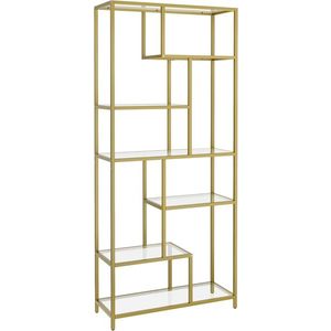 Knižnica Vasagle Regiano zlatá vyobraziť