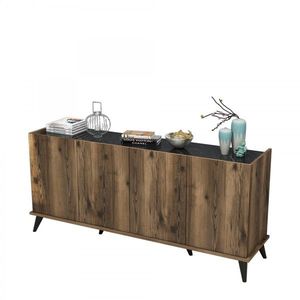 Komoda Elegante 180 cm hnedá vyobraziť