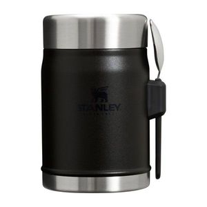 Matne čierna termoska na jedlo z nehrdzavejúcej ocele 400 ml Legendary Food Jar + Spork Black 2.0 – Stanley vyobraziť