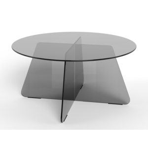 Konferenční stolek Samos 80 cm kouřově šedý vyobraziť