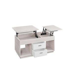 Konferenční stolek Vasagle Uma s výsuvnou deskou 100 cm béžový vyobraziť