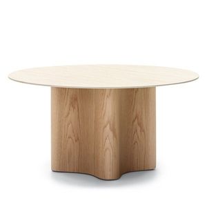 Konferenčný stolík Alesund 90 cm travertín/dub prírodný vyobraziť