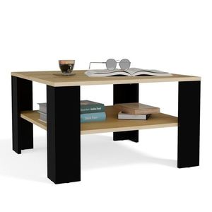 Konferenčný stolík Lawa Square 68 cm dub artisan/čierny vyobraziť