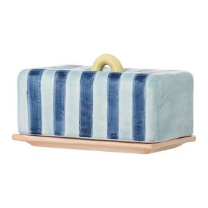 Modrá keramická nádobka na maslo Phoenix – Bloomingville vyobraziť