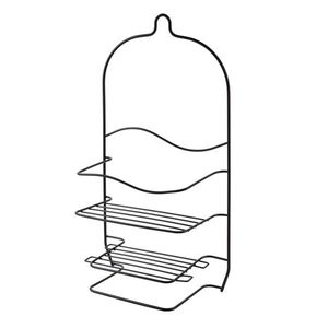 Koupelnová polička CARL BLACK 21, 5x40, 5 cm černá vyobraziť