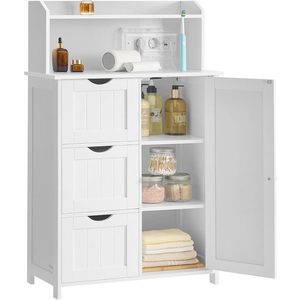 Koupelnová skříňka Vasagle Toly 100 cm s nabíjecí stanicí bílá vyobraziť