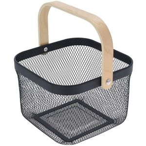 Kovový košík MESHES čierny vyobraziť