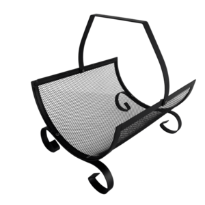 Kovový stojan na dřevo Berns černý vyobraziť