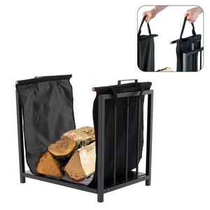 Kovový stojan na dřevo HEATFIRE černý vyobraziť