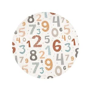 Prateľný detský hrací koberec ø100 cm Happy Numbers – Mila Home vyobraziť