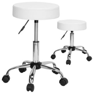 Kozmetická stolička Tulsa biela vyobraziť