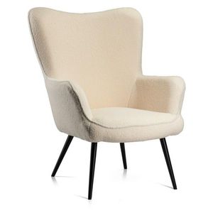 Křeslo ROKER Teddy krémové vyobraziť