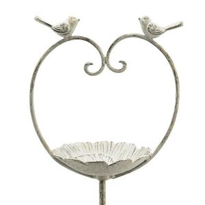 Krmítko pro ptáky HEART 104 cm bílé vyobraziť