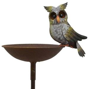 Krmítko pro ptáky OWL 124, 5 cm hnědé vyobraziť