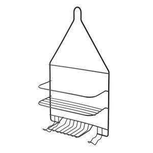 Kúpeľňová polica CARL BLACK 25x45 cm čierna vyobraziť