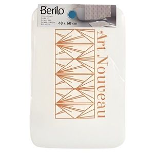 Kúpeľňový koberček ART DECO 60x40 cm krémový vyobraziť