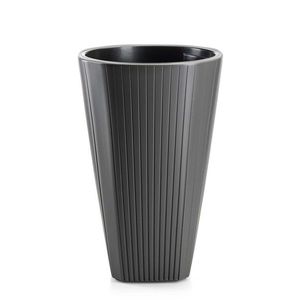 Květináč MORA 38, 8x60, 7 cm černý vyobraziť