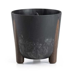 Květináč MOSS ECO 25, 5x25, 3 cm černý beton vyobraziť