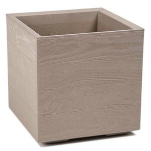 Květináč na kolečkách BETONIQUE 39x39, 4 cm béžový vyobraziť
