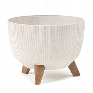 Kvetináč Ruža Línia 29x18 cm biely vyobraziť