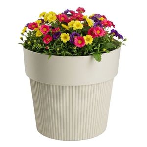 Květináč SILVA LINE 13, 8x16 cm béžový vyobraziť