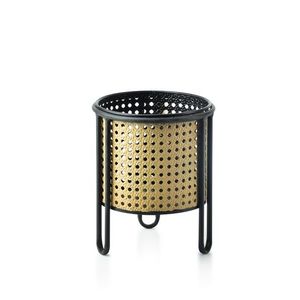 Květináč SWEN L IX béžový/černý vyobraziť