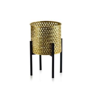 Květináč SWEN L VI zlatý vyobraziť