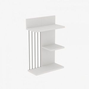 Nástenná polica Kinik biela vyobraziť