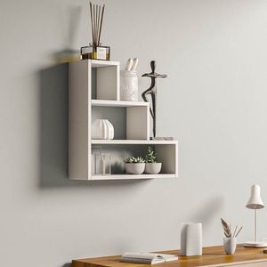 Nástěnná police PIRAMIT bílá vyobraziť