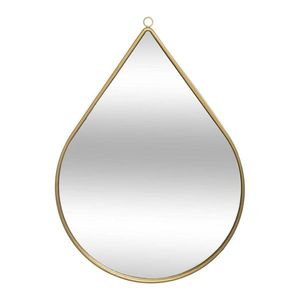 Nástěnné zrcadlo DROP zlaté vyobraziť